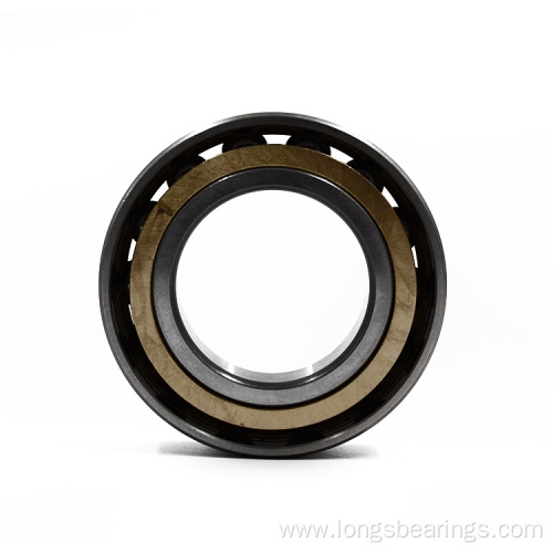 Long life double row angular contact ball bearing